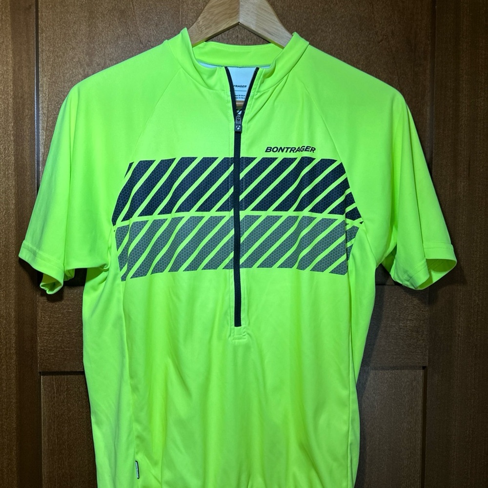 Bontrager Sport Jersey Men’s Small‎ Neon Yellow Cycling High Visability